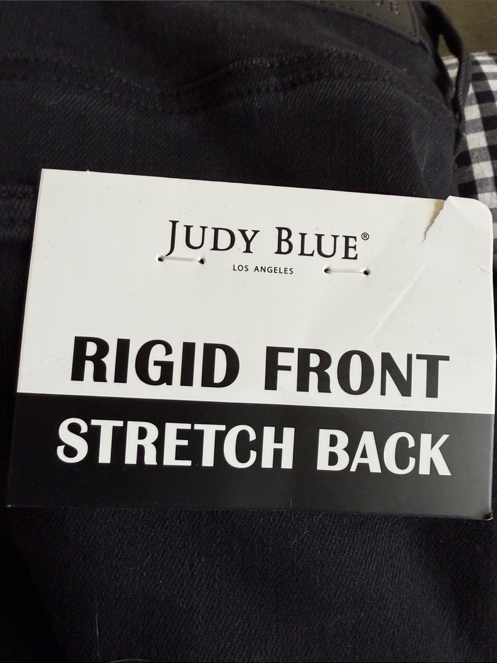 Judy Blue Black Rigid Front Pants with Stretch Back